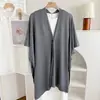 Lenço Triângulo Casual para Saída de Mulheres, Aquecedor de Pescoço para Primavera e Verão, Xale de Cor Sólida com Proteção Solar, Peça de Roupa para Ambientes com Ar Condicionado