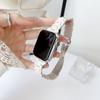 Conjunto de Pulseira e Caixa de Relógio Candy Colorido de Cintura Pequena Adequado para Apple 789 iWatch S10 S11 Pulseira Estojo Protetor