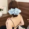 Novo Presilha de Cabelo Banana com Babados de Alto Padrão para Mulheres, Acessório de Cabelo Versátil e Moderno para a Parte de Trás da Cabeça, Adequado para Uso Diário