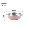 Tazón de Acero Inoxidable 304 para Sopa de Trigo, Tazón Infantil, Tazón Doméstico Aislado de Doble Capa para Alimentos Complementarios, Tazón para Alimentación de Bebés, En Stock Transfronterizo