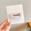 Pinza para el pelo tipo lazo estilo coreano, pasador elegante y exquisito para mujer, linda pinza de cocodrilo de lunares para flequillo lateral, accesorio para el cabello