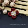 Acrílico Pengqi vermelho grande imitação de concha flor de liga tridimensional coração acessórios grupo decorativo leque sapatos Xizang material DIY bolsa