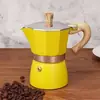 Explosiones Transfronterizas Cafetera Moka de Aluminio Olla Eléctrica Portátil para Hervir Electrodomésticos de Café Estilo Europeo Cafetera Moka Octagonal para el Hogar
