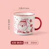 Taza de Esmalte Imitación Navideña, Taza de Café Linda, Taza de Agua de Cerámica, Regalo Atractivo, Regalo Pequeño, Personalización Transfronteriza