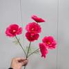 Simulação de casamento flores 5 flores de hibisco casamento auditório estrada chumbo arranjo de flores local decoração flores falsas artesanais 5 flores de sumaúma