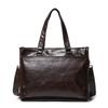 Luojia Nova Bolsa de Viagem Masculina de Couro para Negócios, Bolsa de Ombro Transversal para Laptop de 15,6 Polegadas