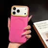 Adecuado para iPhone 18 Pro Max, funda de teléfono magnética con tacto de piel mate, funda protectora Apple 17 de cobertura total dopamina