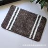 Alfombrilla Gruesa para Piso de Baño Hogareña Imitación Cachemir Felpudo para Puerta de Entrada Inodoro Baño Absorbente de Agua Antideslizante Transfronterizo