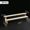 Estante de Exhibición de Madera Maciza Pura Estante de Almacenamiento de Escritorio Moderno Hecho a Mano Especial Caja Sorpresa Muñeca Planta Verde Suculenta Estante Escalera