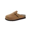Zapatos Birkenstock Británicos para Mujer 2024 Nuevos de Primavera y Otoño Zuecos Birkenstock de Suela Gruesa Zapatos sin Cordones Perezosos Antideslizantes