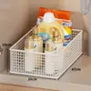 Herramienta mágica de almacenamiento para el baño: estante debajo del lavabo para el baño, cesta de almacenamiento para detergente de lavandería y gel de ducha dentro del gabinete del baño