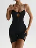 Macacões Europeus e Americanos Transfronteiriços, Alças Sexy Apertadas, Design Vazado nas Costas, Roupas de Yoga, Roupas Fitness para Esportes ao Ar Livre