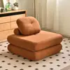 Sofá mochi pequeño de moda, sofá de suelo individual, sofá perezoso, sofá reclinable para espacios pequeños de sala de estar, sofá para parejas