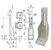 Accesorios para perfiles de aluminio 3030-4040 conector base de suelo pieza de esquina soporte de perfil fijación pieza base inclinada