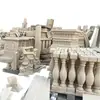 Paneles de muro cortina GRC de colgado en seco con efecto de agua clara, paneles prefabricados para la decoración de muros exteriores en edificios de oficinas y complejos comerciales