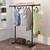 Cabide Simples de Chão Quarto Pequeno Cabide de Roupas Legal Doméstico Dormitório Interno Dobrável Armazenamento Secagem Cabide Poste