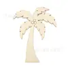 Conjunto de Verano Creativo de Madera Transfronterizo Colgante de Playa de Madera Decoración Festiva Colgante Manualidades de Virutas de Madera