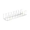 Suporte de Armazenamento de Chapéus para Mesa Doméstica, Exibidor em Camadas para Bonés de Baseball, Suporte Protetor de Acrílico para Chapéus de Tênis