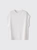 Verano Nuevo Todo-combinable Estilo Casual para Mujer Elegante Top Chaleco sin Mangas Sentido del Diseño Camiseta Lateral Antideslumbrante