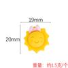 Dibujo Animado Estrella Luna Sol Accesorios de Resina diy Pegamento Crema Funda para Teléfono Móvil Vaso de Agua Material a Juego Tarjeta Coo