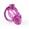 Cadeado de castidade masculino Cadeado roxo Gaiola de exercício CB Penis Lock Anel Roll Castidade Cadeado Abstinência Produtos sexuais adultos
