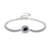 Pulsera de Plata Esterlina de Venta Caliente Transfronteriza Moda Circonio de Alto Color Moissanita Cierre de Langosta Pulsera Ajustable Joyería para Mujer Venta al por Mayor