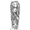 Adesivo de Tatuagem para Braço Inteiro Spot Atacado Adesivo de Tatuagem para Braço Inteiro Adesivo de Tatuagem de Flor Grande para Braço Adesivo de Tatuagem de Flor Longa para Braço
