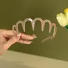Faixa de Cabelo Doce Antiderrapante Dentada para Franja e Fios Soltos, Versátil para Sair e Lavar o Rosto, Novo Modelo 2024