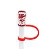 Capa de Silicone para Canudo de Bebida Novo Desenho Animado Transfronteiriça Tampa de Proteção contra Poeira Decoração Pronta Personalizada Acessórios para Tampa de Canudo de Copo de Chá com Leite