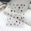 Série Duyuer Adesivos de Unha Populares Estilo Influenciador Realista com Suporte Adesivo para Decoração de Unhas DIY