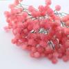 Materiales para Arreglo Floral de Ramo de Bolas de Pelo de Plástico Simuladas, Arreglo Estilo Bosque, Escena Decorativa, Materiales para Arreglo Floral de Frutos de Castaño