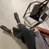 Versão em pele de ovelha~3CM de elevação interna, botins de bico quadrado para mulheres, novos botins nude estilo francês 2026, botins elásticos afinadores para o tornozelo