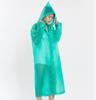 Impermeable de una pieza para adultos, impermeable de viaje para exteriores, portátil, transparente, grueso, cómodo, no desechable.