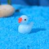 Accesorios para muñecas de pato amarillo, microadornos de musgo para paisajes, decoraciones creativas, colgantes de resina, manualidades.