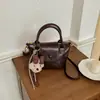 Bolso de Mano de Moda Tendencia Nicho para Mujer Nuevo Retro Versátil Bolso Cruzado Estilo Coreano Simple de un Solo Hombro Pequeño Cuadrado