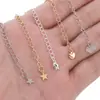 Cobre Revestido de Ferro com Ouro 14/18K Foleado Fivela Coração de Pêssego Corrente de Cauda Pulseira Colar Corrente de Extensão para Acabamento Acessórios para Joias Artesanais DIY