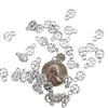 Accesorios de joyería DIY CCB plata color oro K colgante de trébol de cuatro hojas hueco pulsera aretes material de trébol de cuatro hojas al por mayor