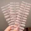 Unhas Usáveis, Unhas Pré-Fabricadas Semi-Acabadas, Arte de Unha Degradê Manchadada Feita à Mão, Pontas de Unha Coloridas, Unhas Postiças, Unhas Artificiais, Atacado de Fábrica