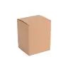 Caja Misteriosa de Papel Kraft al por Mayor Caja Cuadrada Vacía Caja para Regalo de Muñeca Pequeña Caja de Café con Asa Caja de Embalaje para Regalo de Cartulina Blanca