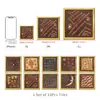 Pegatinas de Pared Autoadhesivas de Hoja Dura Engrosada Transfronterizas para el Hogar Cocina Impermeables y a Prueba de Aceite Decoración de Pared de Sala de Estar Pegatinas de Azulejos de Cristal