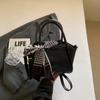 Bolso Pequeño para Mujer 2025 Nuevo Bolso Cruzado Moda Casual Simple Patrón Adoquinado Bolso de Mano Bolso Balde