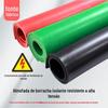 Chapa de Borracha Isolante de Alta Tensão 5mm Tapete de Borracha Isolante Tapete Isolante de Borracha para Sala de Distribuição Tapete de Borracha Preto Chapa de Borracha Isolante
