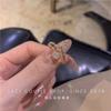 Anillo Abierto de Mariposa Femenino Bosque Estilo K Simple Ins Diseño Nicho Elegante Popular Moda Anillo Ajustable