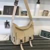 Bolsa Transversal Casual Ultramoderna, Moderna e Simples 2025, de Grande Capacidade, em Nylon com Vários Bolsos, para Estudantes do Sexo Feminino Irem às Aulas