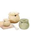 Popular recipiente para manteca con tapa, resistente al calor, para uso doméstico, frasco de almacenamiento de gran capacidad para aceite de cocina, apto para alimentos