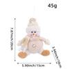 Figuras de Papai Noel e Boneco de Neve Transfronteiriças, Enfeites de Árvore de Natal, Bonecos de Rena de Natal, Decorações para Vitrines