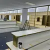Armário de Exposição de Produtos Multicamadas de Piso de Alta Qualidade para Exposição de Amostras, Sala de Live Streaming de Shopping Center, com Luzes, Armário com Pintura Eletrostática, Personalização para Lojas Inteiras