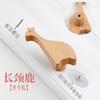 Accesorios de Mango de Madera Maciza Transfronterizos Dibujos Animados Creativos para Habitación Infantil Animales Manija de Puerta de Armario Cajón Estilo Lujo Ligero