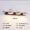 Luz de espelho LED frontal para lavatório de banheiro, penteadeira minimalista retrô japonesa, lavatório, luminária de parede rotativa para iluminação de quadros