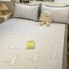Clase a Colchoneta Jacquard de Etileno de Seda de Hielo para Bebés y Niños Pequeños, Colchoneta de PE Lavable a Máquina de Seda Fría con Frijoles de Hielo, Colchoneta Suave para Habitación con Aire Acondicionado
